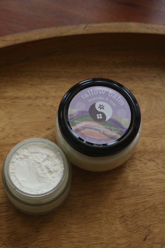 Bálsamo de lavanda y sebo de rosa 