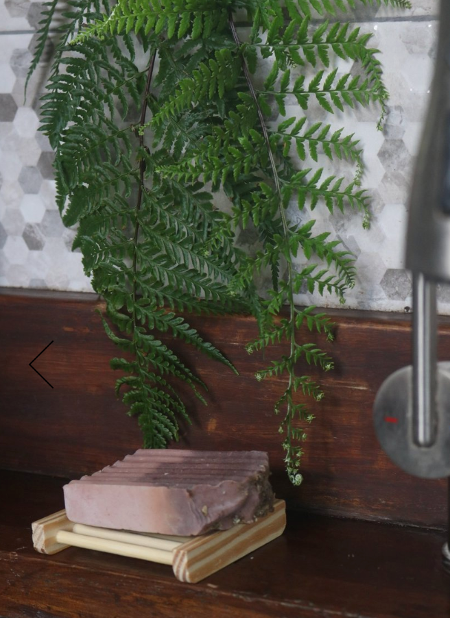 Jabonera de madera